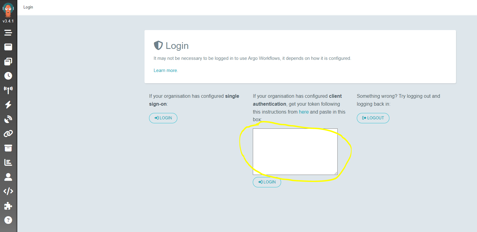 argo-workflow-login